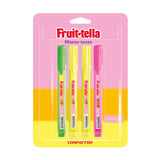 Kit Marca Texto Com Cheirinho Fruit-tella Com 4 Compactor