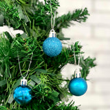 Bola Natal Nº3 Azul Com 15