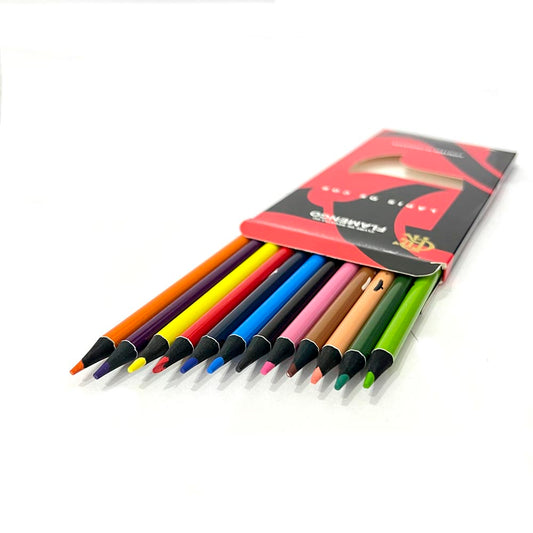 Lápis De Cor Com 12 Cores Flamengo SkyPaper