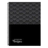 Caderno Universitário Aventuras com Dragões  1 Matéria Credeal