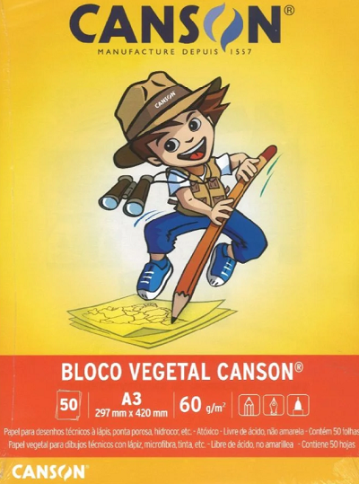 Bloco Vegetal A3 Canson