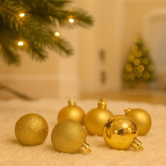 Bola Natal Nº4 Ouro Com 15