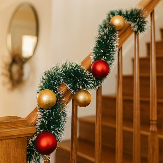 Festão Nevado 8cm - 2 m