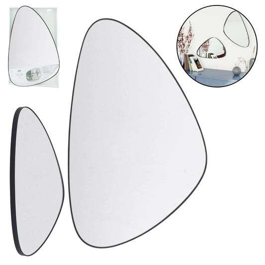 Espelho Decorativo Orgânico Com Moldura