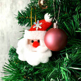 Enfeite Papai Noel Feltro Com 2