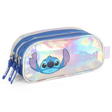 Estojo Triplo Escolar Stitch Holográfico Original Luxcel
