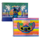 Caderno De Desenho E Cartografia Stitch 80F Foroni