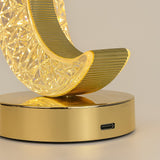 Luminária Decorativa Abajur De Led Lua 3 Tons De Iluminação