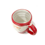 Caneca De Natal Papai Noel Cerâmica 330ml