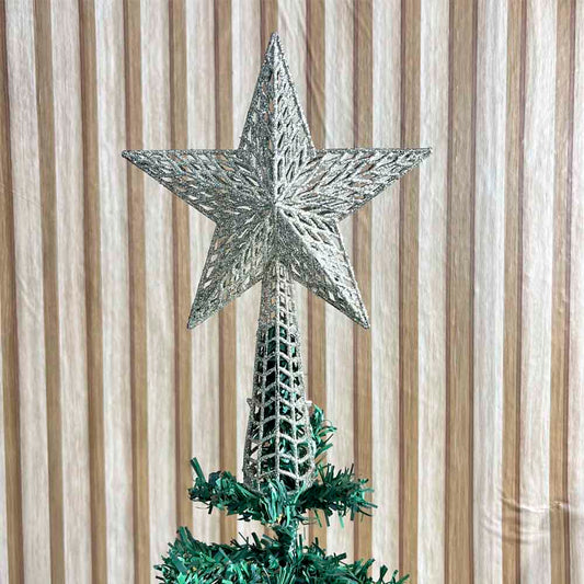 Ponteira estrela vazada 25cm