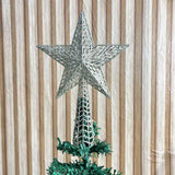 Ponteira estrela vazada 25cm