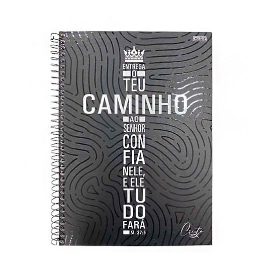 Caderno Universitário Capa Dura Cristo 1 Matéria SD