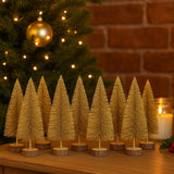 Anúncio Kit Com 10 Mini Árvore De Natal Pinheiro Enfeite Decoração Casa