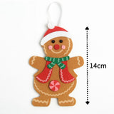 Enfeite De Natal Pendente Biscoito De Gengibre 14cm Decoração Árvore