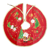 Saia Árvore de Natal Decorativa Base Tapete Natalino Enfeite Decoração