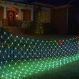 Rede Led De Natal 160 Leds Branco 2m x 1,10m Com 8 Funções 127v Decoração Festas