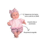 Bebê Reborn Menina Boneca Realista Com Acessórios