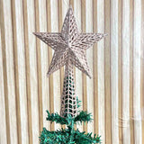 Ponteira estrela vazada 25cm