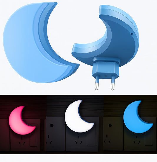 Luminária De Tomada Led Luz Noturna Bivolt Infantil