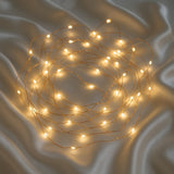 Fio De Fada Branco Quente 50 Leds Fixo Com 5 Metros