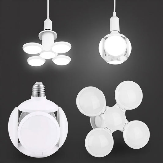 Luminária De Teto Dobrável Lâmpada Bola Ajustável Led 40w