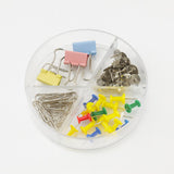 Kit Office Papelaria Organizador Para Escritório Com Binders Clips Tachinhas Alfinetes WinPaper