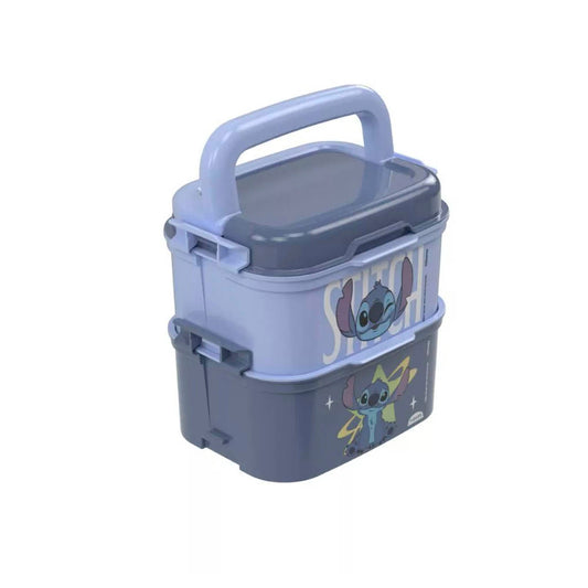 Mini Marmita Stitch Dupla Com Garfinho e Divisória 440ml