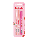 Kit Caneta + Marca Texto Fruit-tella  Com 3 Compactor