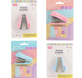 Anúncio Kit Papelaria Mini Grampeador + Mini Extrator de Grampos Pastel
