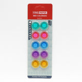 Ímãs Coloridos Para Mural/Quadro/Geladeira Com 10 unidades