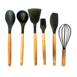 Jogo De Utensílios De Silicone Para Cozinha Com 7 Peças