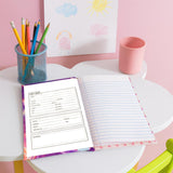 Caderno Brochura 1/4 Pequeno Princesas Princy 96 Folhas