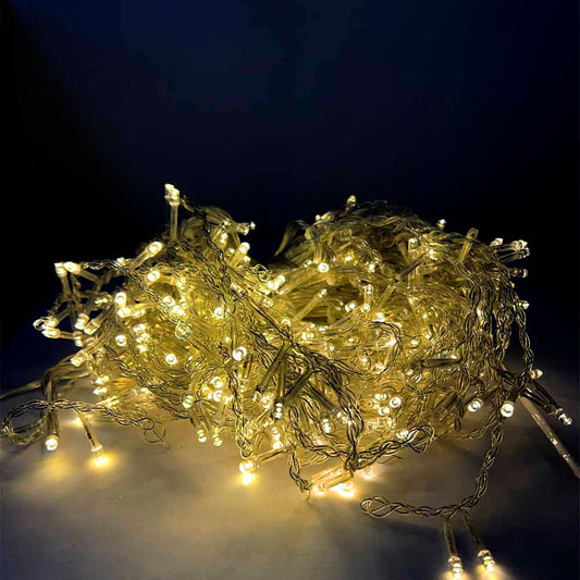 Cascata Led 400L Branco Quente 8 Funções 127v