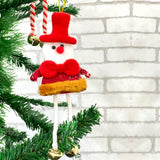 Enfeite Feltro Papai Noel Com Guizo 20Cm