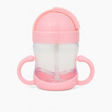 Copo De Transição Infantil Com Alças E Canudo De Silicone 250ml