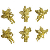 Enfeite De Natal Pendente Anjo Com 6