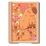 Caderno Universitário Brochura Capivara Fofa 80 Folhas Credeal