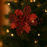 Anúncio Enfeite De Natal Galho Artificial Com Glitter Para Decorações E Ornamentos