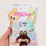 Chaveiro Pelúcia Surpresa Labubu Com Fantasia De Coelho