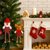 Enfeite Feltro Papai Noel Com Guizo 20Cm
