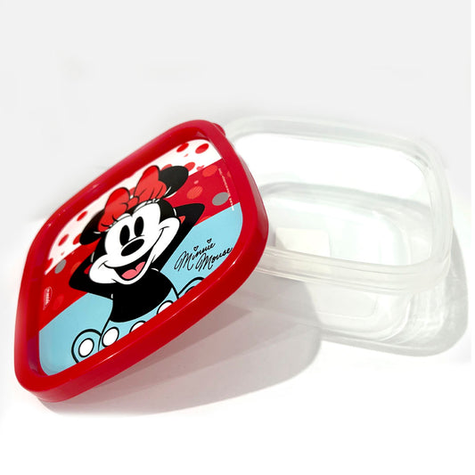 Pote De Plástico Quadrado Minnie 580ml