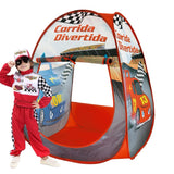 Barraca Infantil Menino Tenda Cabana Dobrável Carros