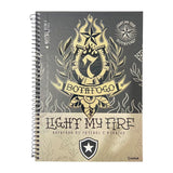 Caderno Universitário Capa Dura Botafogo 10 Matérias Credeal