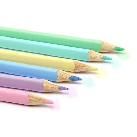 Lápis De Cor Com 10 Cores Pastel Multicolor