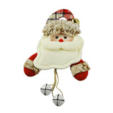Enfeite Porta Boneco De Neve  Papai Noel Feltro Com Guizo