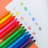 Giz de Cera Retrátil Twist 12 Cores Acrilex