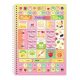 Caderno Universitário Capa Dura Fruit-tella 10 Matérias Credeal