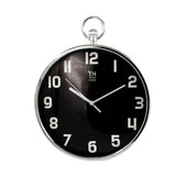 Relógio De Parede Decorativo Prata 36cm