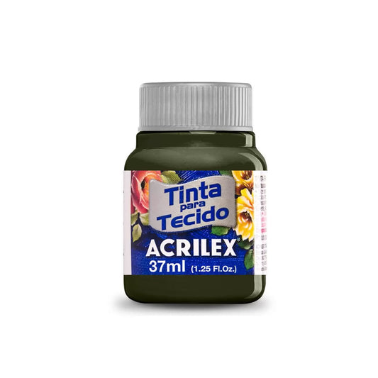 Tinta Tecido 37Ml Verde Oliva Acrilex