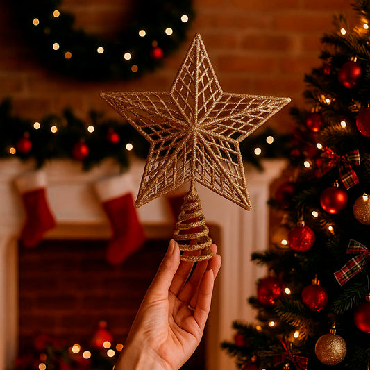 Ponteira De Estrela Vazada 20cm